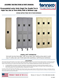 Preassembled Single, Double, and Triple Tier Lockers (1510619)